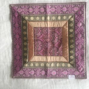 Quilted Throw Pillow Cover NWOT